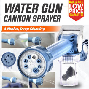 8in1 Multifunctional Water Jet Cannon Spray Gun Pump Dispenser Foam Car Sprayer / Turbo Meriam Air Jet Tekanan Tinggi
