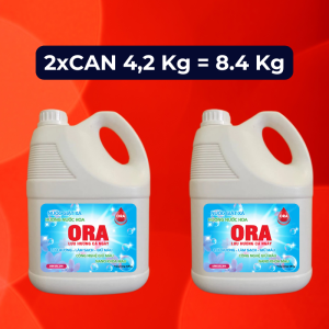 [84kg - MUA 2 TẶNG 2] Combo 4 Can Nước Giặt Xả ORA Hương Nước Hoa (Can 21kg) Lưu Hương Thơm Lâu Dịu Nhẹ An Toàn Cho Da Làm Sạch Tốt Bền Màu Quần Áo