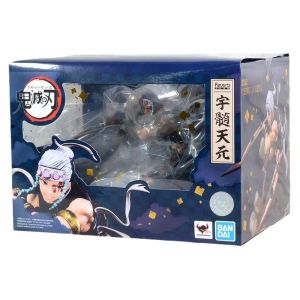 Bandai Original Demon Slayer Anime Figure Figuarts ZERO Uzui Tengen Action Figure Toys for Kids Gift Collectible Model Ornaments