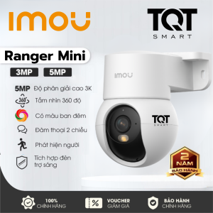 Camera Wifi Trong Nhà Imou Ranger Mini 3MP/5MP (IPC-K2MP) - Đàm Thoại 2 Chiều - Theo Dõi Chuyển Động - Có Màu Ban Đêm