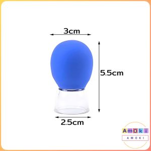 Amoki【Ready in Stock】 1pc Glass Face Cupping Cup Face Lift Beauty Cupping Cup
