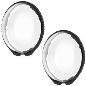 2Pcs Lens Protector for X4 Lens Guard Protective Cover Transparent Lens Guard Protective Cover for X4 Action Camera