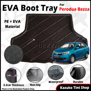 EVA For Perodua Bezza EVA Copolymer Car Boot Tray Luggage Cargo Trunk Tray Dulang But Kereta 汽车后箱垫