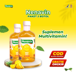 Nenavin Cuka Nanas Original 300 ml Paket 2 Botol Jaga Imun dan Lancarkan Pencernaan
