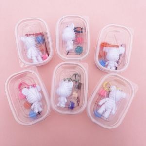 Christmas Present DIY Bearbrick Keychain Goodie Bag For Kids Birthday Party Gift Children Day Gift