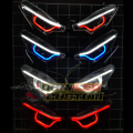 SATU PAKET LAMPU ALIS RUNNING DRL FLEKSIBEL YAMAHA NMAX OLD SIAP PASANG BONUS DEMON EYES  BERKUALITAS PREMIUM SIAP PASANG LAMPU ALIS RUNNING NMAX OLD. 