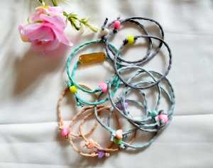 HN1 Hijabnur1 - ( Beli 2 free 1 ) Ikat Rambut Anak - Scrunchie Tali Boba Random