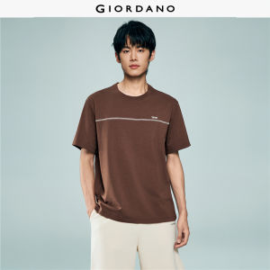 GIORDANO Men T-Shirt Round Neck Short Sleeve T-Shirt Casual Stylish Trendy Elegant Comfortable Fashion Classic 13026240