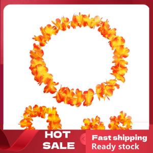 🚚【Local Express Delivery】🚚 4Pcs set Hawaiian Artificial Flowers Leis Necklace Garland Headband Wedding Birthday Beach Tropical Party Decoration