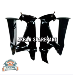 SPAKBOR & SAYAP DEK TEBENG LUAR DALAM HONDA KARISMA 125 XD WARNA HITAM BAHAN TEBAL STANDAR ORIGINAL