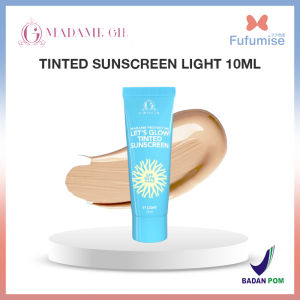 MADAME GIE Sunscreen Protect Me SPF 30 w Aloe Vera 60mL | Protect Me Lets Glow Tinted SPF 50 PA ++++ 10ml | Sunscreen sunblock tabir surya sun block (BPOM)
