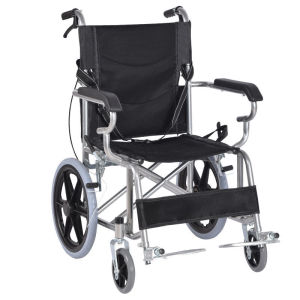 Wheelchair Lightweight Portable Travel Push Chair Foldable Wheelchairs For Elderly Manual Elderly Hand Push Wheelchair With Convenient Solid T Package 轮椅
