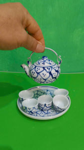 Hàng decort trang trí bộ bình trà nhỏ