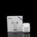 Tai nghe bluetooth i27 hỗ trợ sạc không dây. 