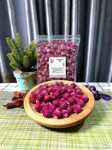 Globe Amaranth Tea - Teh Bunga Globe Amaranth Kering 10 Gram & 100 Gram