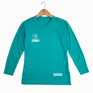 Baju Olahraga Atasan Wanita Lengan Panjang Kaos Jersey Dry Fit Running Zumba Lari Yoga Senam Fitness Volly Futsal Sport dll..