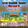 Spanduk Banner Warung Sembako Ukuran 3 Meter X 1 Meter. 