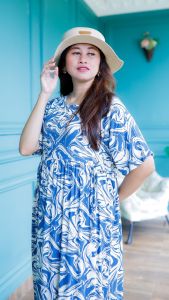 GALERI Daster Bumil Bahan Rayon - Dress Busui Premium Vania Korean Style