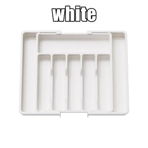 【SG Stock】Kitchen Expandable Cutlery Organizer/ Tableware Storage/Extendable Utensil Tray for Kitchen Extendable Utensil Organizer/ Cutlery Drawer Organizer