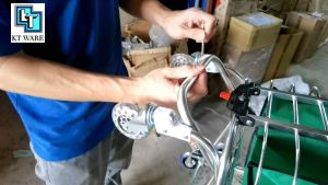 KT WARE 8 wheel aluminium climb trolley shopping cart pasar troli MARKET TROLLEY PASAR TROLI BAKUL PASAR