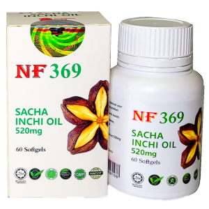 New NF369 Sacha Inchi Oil 520mg x 60 Softgel Omega 3 6 9 Singapore Brand 100% Organic Slimming Weight Loss - DND 369 Zemvelo