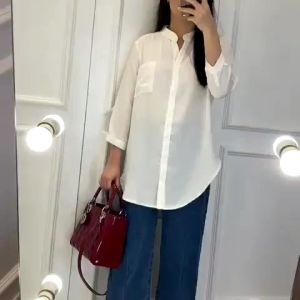 KEMEJA HITAM PUTIH PREMIUM | KEMEJA TUNIK PREMIUM | ATASAN WANITA