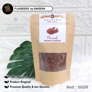 Flaxseed Brown Biji Rami Coklat Flaxseeds II Rempah JSR Asli Alami Pilihan Terbaik