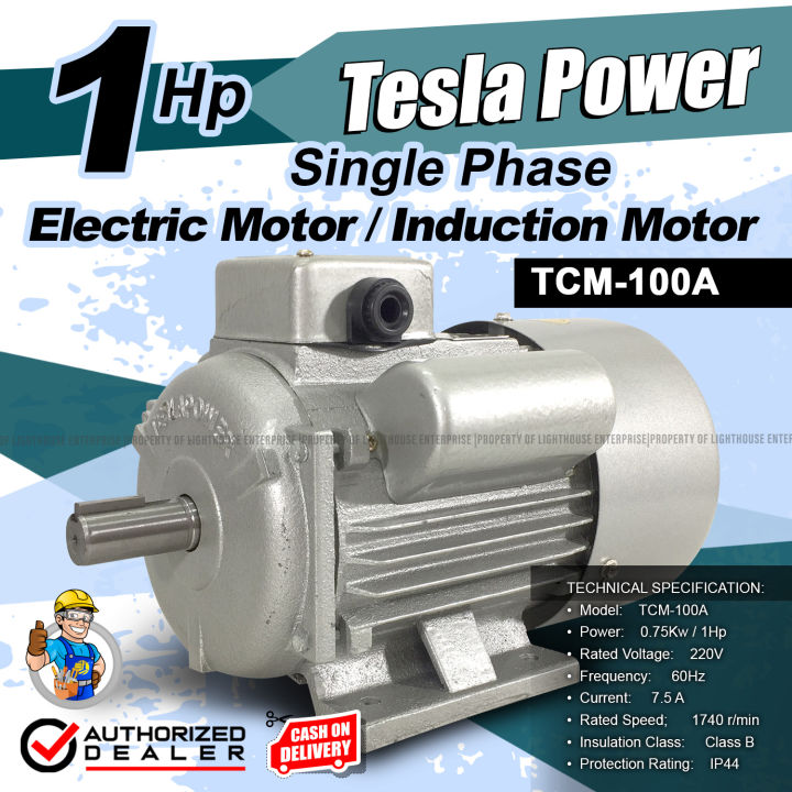 Tesla induction motor for shop sale