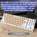 Bàn phím cơ có dây SMAILWOLF SK16 thiết kế TKL 87 phím nhỏ gọn sử dụng BLUE SWITCH có đèn led 7 màu 17 chế độ cực đẹp dành cho game thủ. 