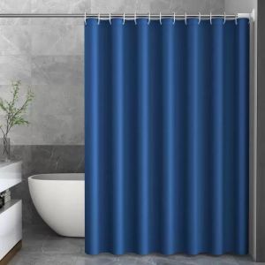 1.8 ×1.8M Waterproof Shower Curtain Makapal High Quality Bathroom Large Cover Washable With Hook