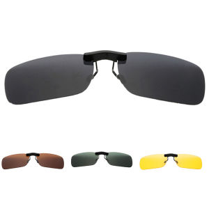 Polarized Clip On Driving Glasses Sunglasses Day Vision UV400 Lens COD)