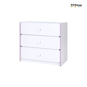 ตู้เก็บของ 3 ลิ้นชัก รุ่นคาเตอร์ (ชมพู) - Carter the Cabinet Drawer Pink