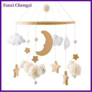 Fanzi Bohemia Theme Baby Mobile - Mobile For Crib Crib Mobile For Boys And Girls Nursery Decor Mobile Clouds Moon Sheep Pendant