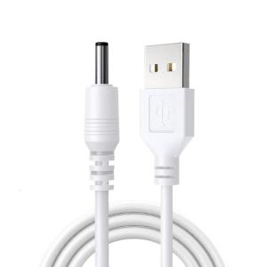 USB DC3.5mm 1.35mm Charging Cable 80cm Abrasion Resistant PVC Coating Instantly Power Supply