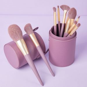 Cọ Trang Điểm Cao Cấp 9 cây Cọ Makeup Chuyên nghiệp Lông Siêu Mềm Hộp Đựng Chuyên Nghiệp