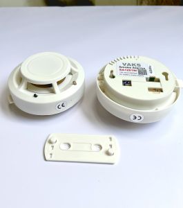 COMBO 2 ĐẦU BÁO KHÓI không dây - phát sóng RF 433Mhz - 100 mét - VAKS SA1201W 433Mhz