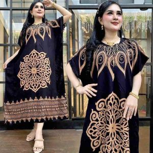 Daster Wanita Lengan Pendek Anak Perempuan Rayon Premium Batik Cap Malaman Pekalongan Tali Belakang Kantong Samping Adem Kekinian Remaja LD 110 Busui Terbaru Murah Cuci Gudang Baju Tidur Wanita Anak Perempuan Pakaian Santai Terbaru 6