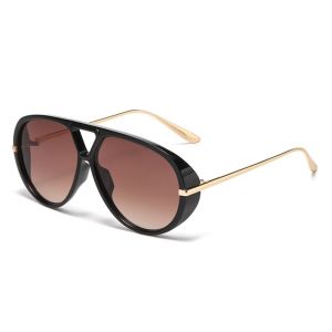 ARTMU Irregular Large Frame Sunglasses Shades Leopard Print Multicolor Lenses Eyewear Personalized Retro UV400 Sun Glasses Women