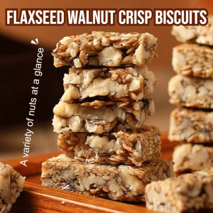 Flaxseed Walnut Crisp Biscuits Nut Crisp Chinese Pastries Zero Additives Office Afternoon Tea Snack