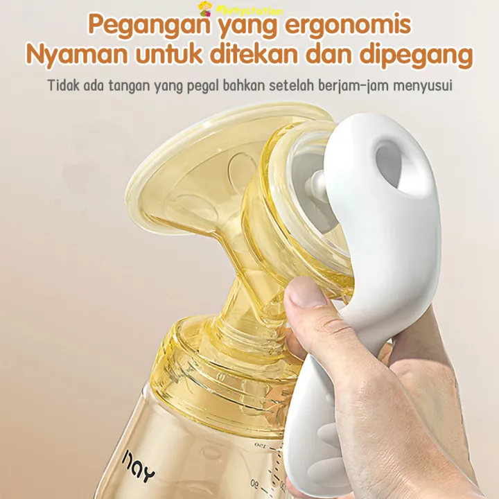 Mumystation%20Pompa%20Asi%20Manual%20180ml%20Breast%20Pump%20Pumping%20Asi%20Portabel%20Botol%20Bayi%20BPA%20Free%20-%20Image%203