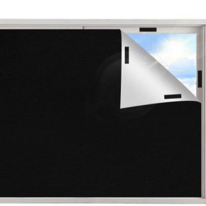 Removable Blackout Window Shade No Drilling Self Adhesive Portable Sun Block Curtain For Home Dorm Hotel Travel