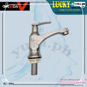 SF-304 WESDA SUS304 STAINLESS STEEL SINGLE COLD LAVATORY FAUCET