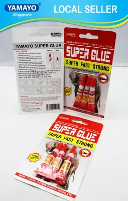 Yamayo Single Use Super Glue Fast And Strong 3pcs/card (YM-6)