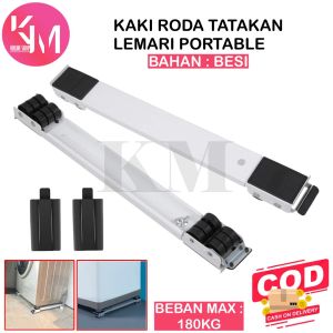 Roda Mesin Cuci Portable Tatakan Kulkas Kaki Kulkas Tatakan Lemari