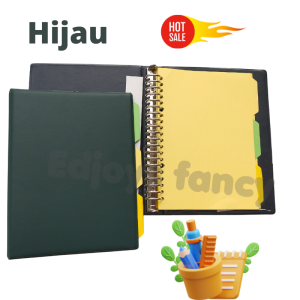Edjoys Buku binder kuliah aesthetic Binder note A5 Binder notebook B5 eklusife Map binder resleting elegant eksklusif seleting A5 schedule note B5 Saleskit folder R-26
