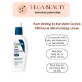 Kem dưỡng CeraVe PM Facial Moisturizing Lotion 60ml mỏng nhẹ, giúp mờ thâm, điều tiết dầu nhờn. 