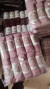 Wholesale Long Cotton and Linen Blend Shawl Scarf for Women Solid Color Short Fringe Air Conditioning Scarf Middle Eastern Headscarf Multiple Colors Available