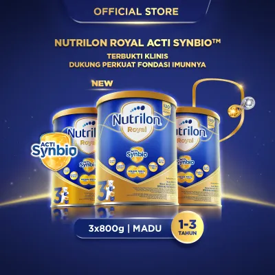 Nutrilon Royal 3 Madu 800 gr x 3 - Susu untuk Usia 1-3 Tahun