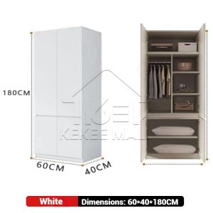 KEKEE Multi-layer Wardrobe Locker Bedroom Thickened Plate Upgrade Packaging Hanger Waterproof Moisture-proof Insect Proof Storage Cabinet 衣柜