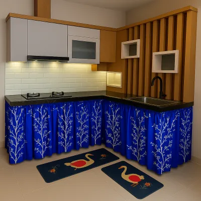 GORDEN KOLONG DAPUR MINIMALIS UKURAN 100X70 CM + BONUS TALI